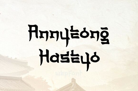 Annyeong Haseyo: Elevating Design with Authentic Korean Brush Typography