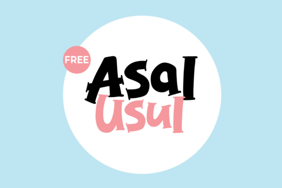Asal Usul: A Modern Cute Font for Creative Projects