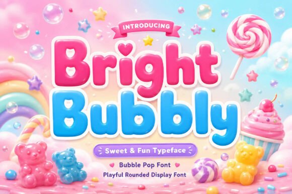 Bright Bubbly: Elevating Brand Personality with Playful Typography