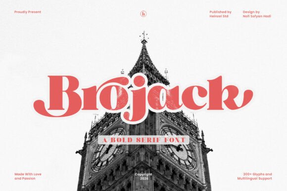 Brojack: Evaluating a Bold Retro Serif for Modern Branding