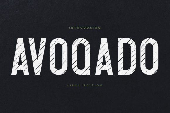 Elevating Athletic Branding with Avoqado Striped Display Font