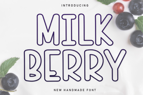 Elevating Brand Narratives with Milk Berry: The Strategic Role of Playful Typography
