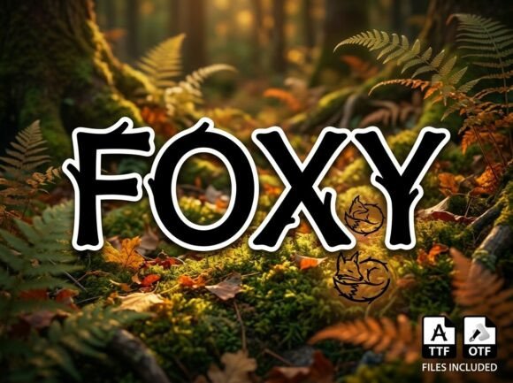 Foxy Font: Bold Decorative Display Typography