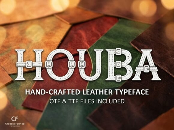 Houba: Elevating Visual Identity with Bold Decorative Typography