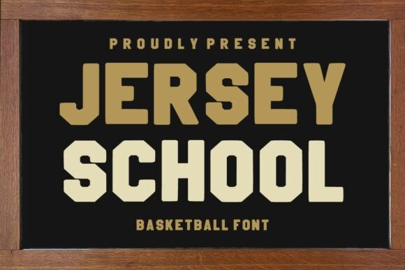 Jersey School: Revitalizing Vintage Collegiate Typography for Modern Design