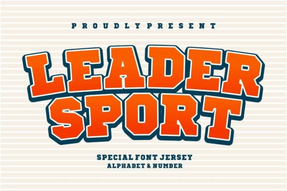 Leader Sport Font: Bold Typography for Athletic Branding