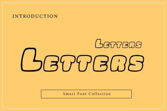 Letters: Elevating Playful Design with Modern Outline Typography