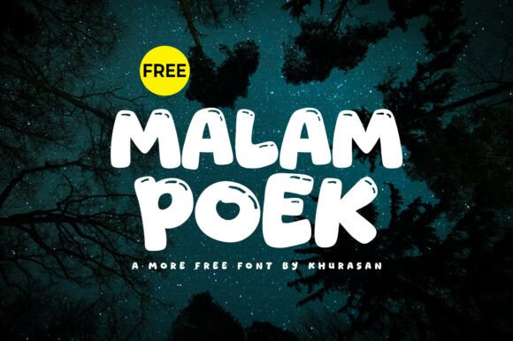 Malam Poek: Embracing the Art of Imperfection in Modern Typography