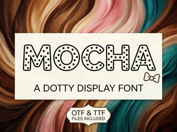 Mocha: Elevating Brand Identity with Vintage Charm and Playful Typography