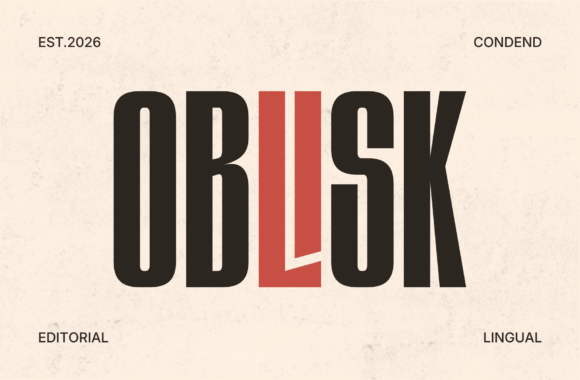 Oblisk Font: Mastering Bold, Condensed Typography for Modern Design