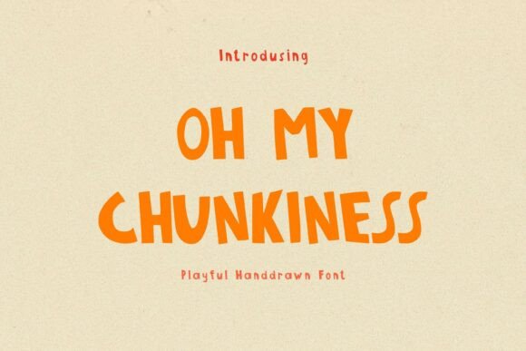 Oh My Chunkiness: Embracing Imperfection in Playful Design