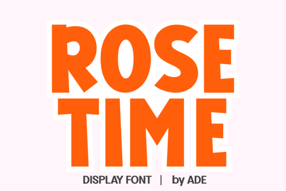 Rose Time: Strategic Application of Playful Typography in Professional Design