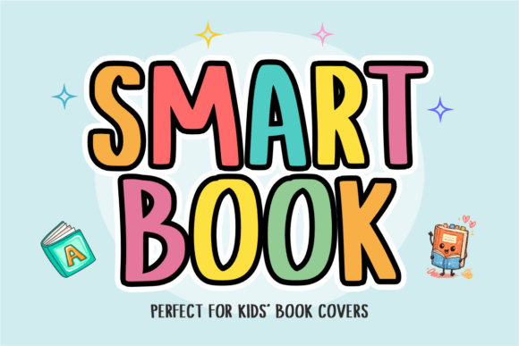 Smart Book: A Bold Display Font for Kids