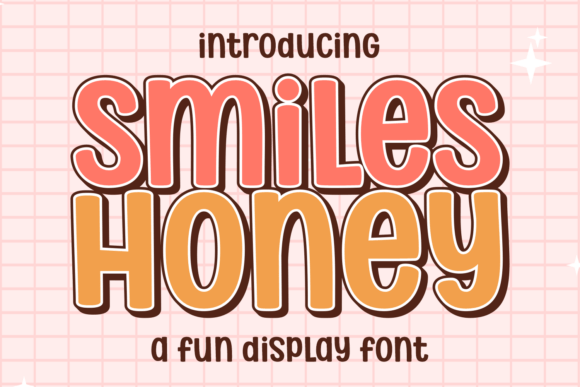 Smiles Honey: Retro Bubble Font for Modern Design