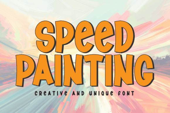 Speed Painting: Fast Art Meets Playful Typography