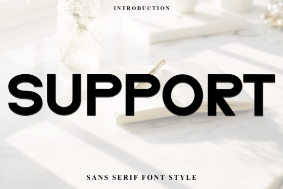 Support: Bringing Festive Whimsy to Your Holiday Typography