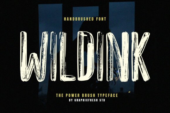 Wildink: Bold Brush Font for High-Impact Design